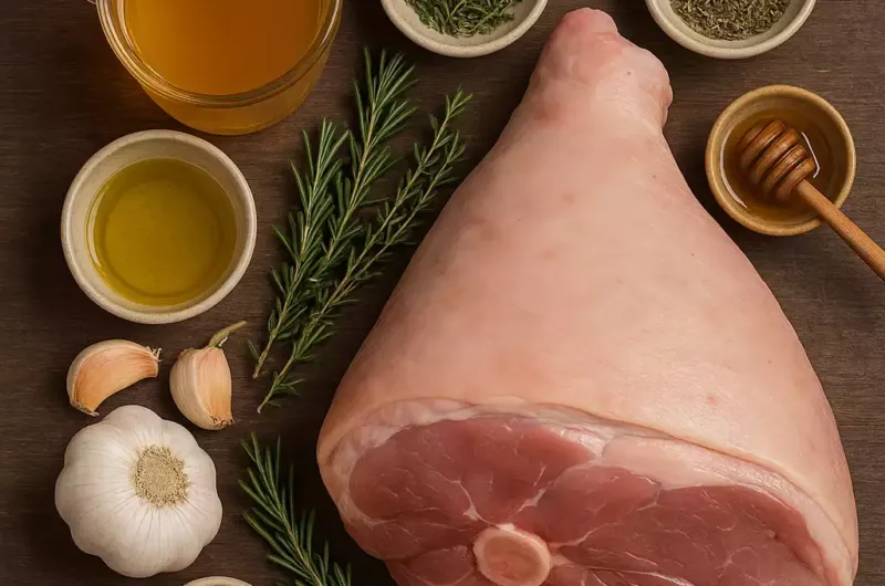 Pierna de cerdo: a la parrilla