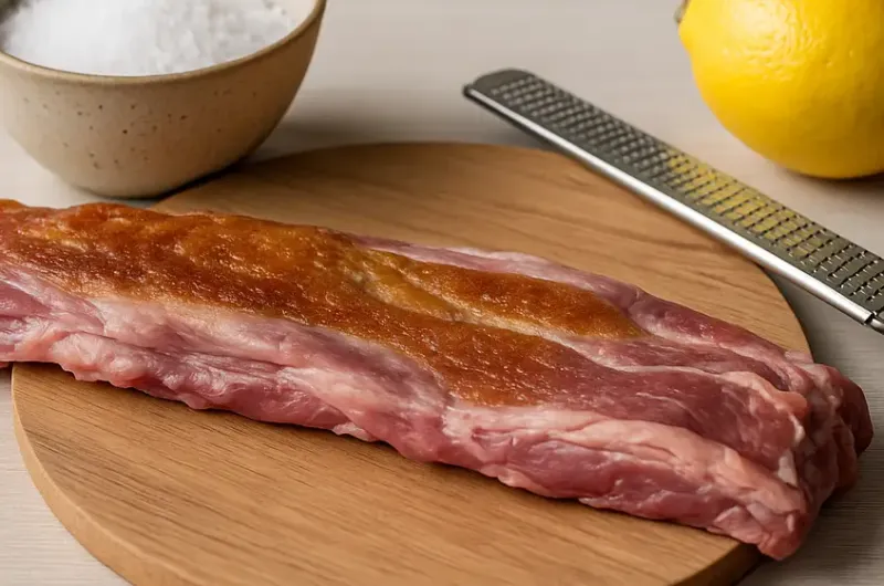 Matambrito caramelizado