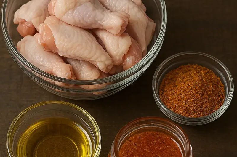 Alitas de pollo con mermelada de ají