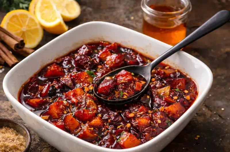 Salsa de ciruela agridulce